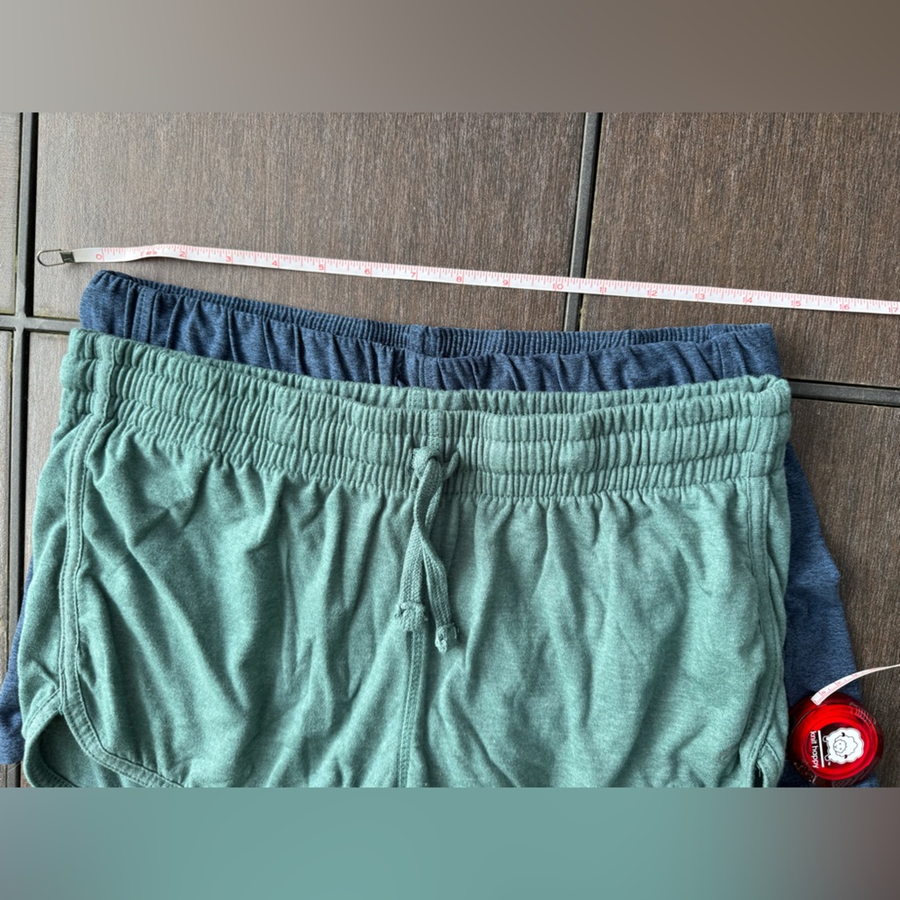 Athletic Works Women's Athletic Shorts in Blue and Green - Picture 10 of 11